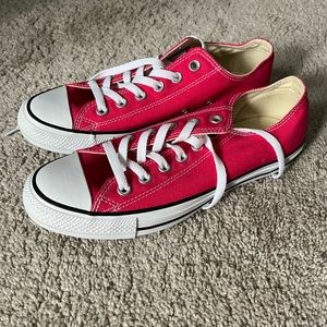 Hot pink NWOT converse sneakers